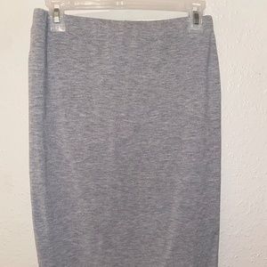 Grey Pencil Skirt